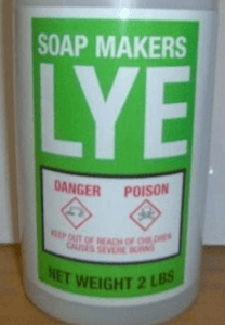 Recalled Soap Makers Lye